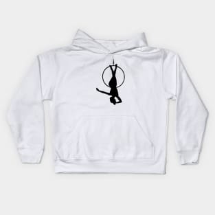 Aerial hoop lyra Kids Hoodie